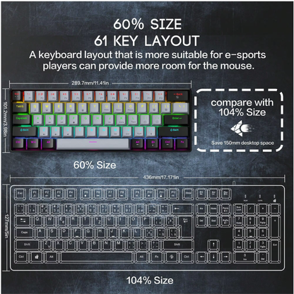 Teclado mecánico para juegos